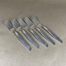 Set of 5 Community Forks Silver Plate For Repurposing and Ring Making