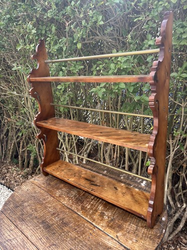 Antique mahogany and brass - antique,