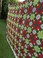 Welsh Embroidered Cotton