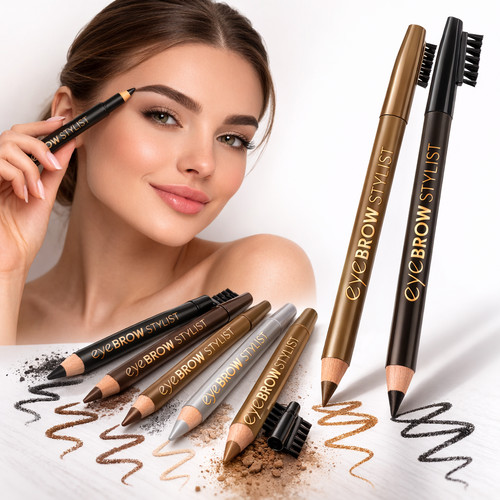 Eyebrow pencil brush - eyebrow, tint
