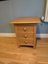 M&S American Oak Side Table