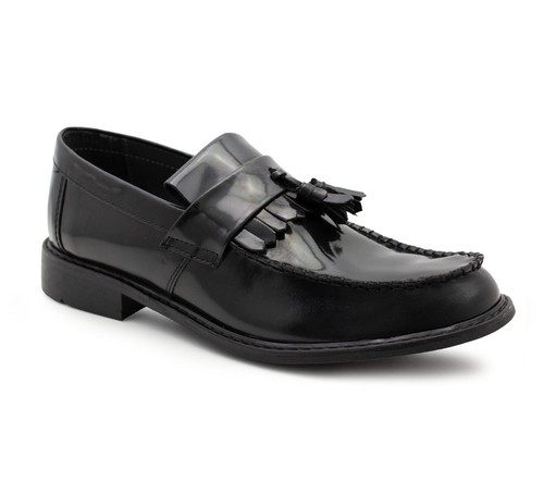 Mens leather tassel loafers - leather,