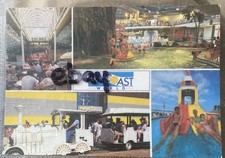 SKEGNESS POSTCARD UNUSED MULTIVIEW TRAIN POOL CLUB HOUSE SLIDES ETC WAF