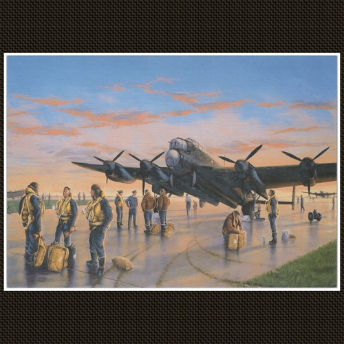 Lancaster bomber crew - lancaster,