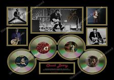 CHUCK BERRY JOHNNY B GOODE SIGNED MUSIC MEMORABILIA A4 PHOTO AUTOGRAPHED PRINT