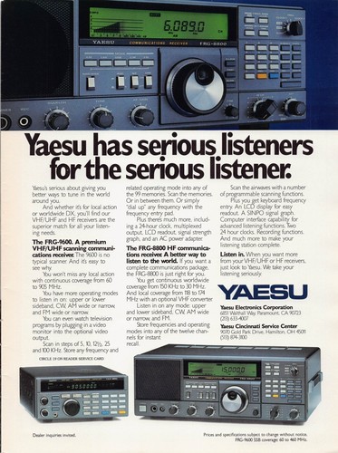 Yaesu electronics corp serious - corp,