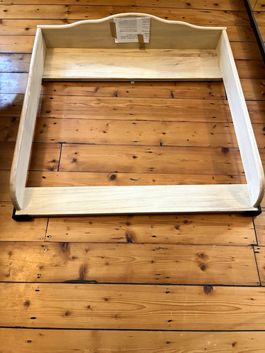 Removable wooden baby change