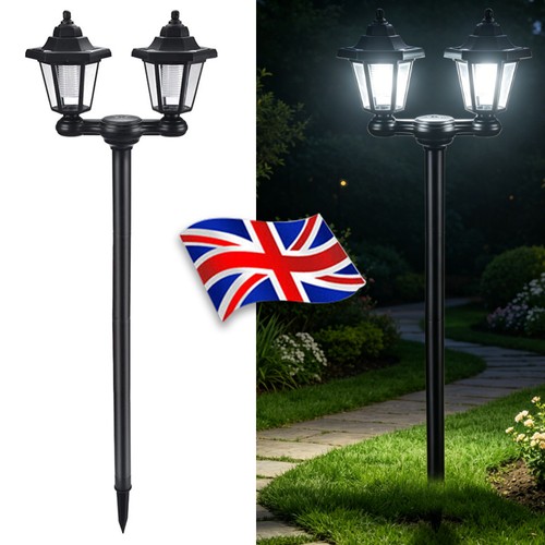 Solar garden lamp post light - lamp,