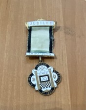 VINTAGE MASONIC JUBILEE 50th ANNIVERSARY JEWEL LODGE ANIMA 1223