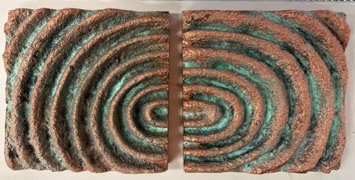 Copper wall sculpture home - copper,