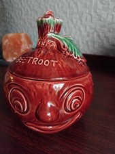 1970s Sylvac Beetroot Storage Pot, Vintage. Collectable. 