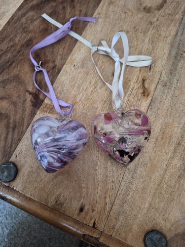 Hand blown glass friendship - hand-blown,