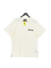 Barbour Men's T-Shirt XL Cream