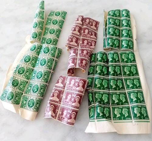 Job lot sheets stamps - lot,