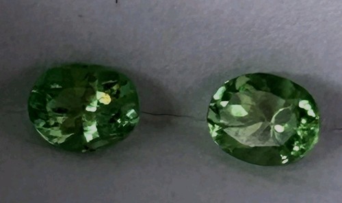 Natural tsavorite garnet - natural,