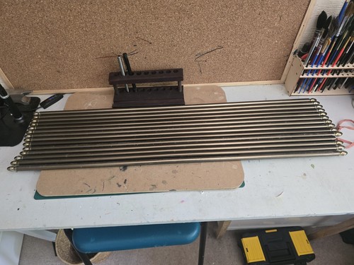Bronzed stair rods - 14,