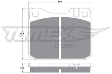 FRONT BRAKE PAD SET DISC BRAKE