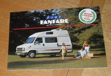 Fiat Ducato Fanfare Motorhome Brochure 1987-1988 - HTS HTL - Richard Holdsworth