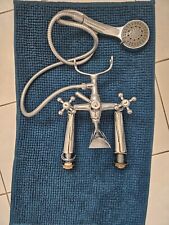 Victorian Style bath shower mixer taps deck mounted