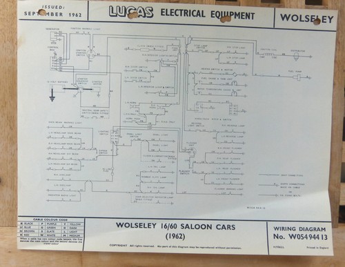 Original lucas wolseley 60 - lucas,