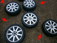 2004 AUDI A2 17" RS4 ORIGINAL SILVER GENUINE ALLOY WHEEL ALLOYS WHEELS *RARE*