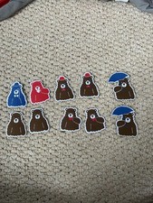24th World Scout Jamboree UK Contingent Tea Bear Mini Patch Badge Pack 