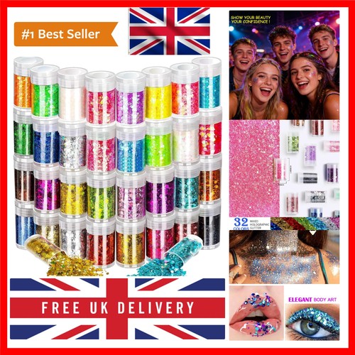 Colors face glitter chunky - glitter,,
