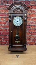 Howard Miller 612-221 Jennison Wooden Wall Clock 3 Chimes Used Working American 