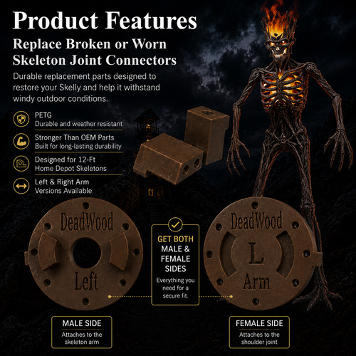 12ft inferno deadwood skeleton - 12ft,