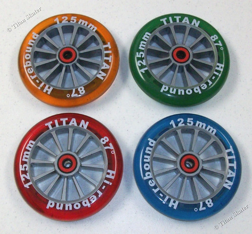 Titan 125mm wheel with - wheel,