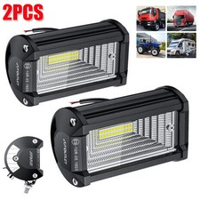 2PCS 72W FLOOD LED Work Light Bar Off Road Reverse Worklights 12V24V
