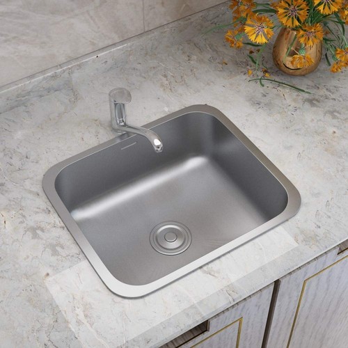 Stainless steel kitchen sink - stainless,