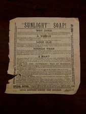 c.1900 Sunlight Soap