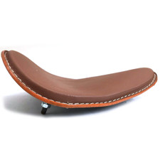 Solo Bobber Seat - Tan Ideal for classic Custom Motorcycle BSA/Triumph