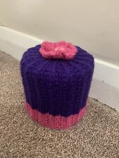 Hand Knitted Toilet Roll Cover