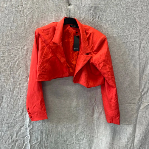 Red brand new cropped blazer - brand,