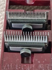 Clipper Heads FIT AESCULAP , GT 754 3MM, GH 700 1/20 MM, USED, PLUS STAND