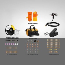 Simder SD-4050Pro Luxury MIG, TIG, CUT Welding Pack, Spool Gun, Foot Pedal +++