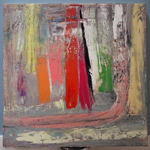 Large abstract oil painting - oil, by