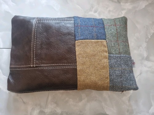 Harris tweed and - and, leather