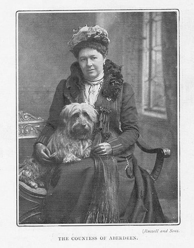 Countess aberdeen with dog - of,