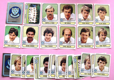 CRICKET 83 - SUSSEX - PANINI - 1983  - 12 STICKERS + 15 DUPLICATES- VG