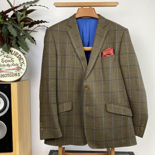 Magee windowpane tweed - (40r),