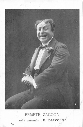 Italian actor ermete zacconi - actor,