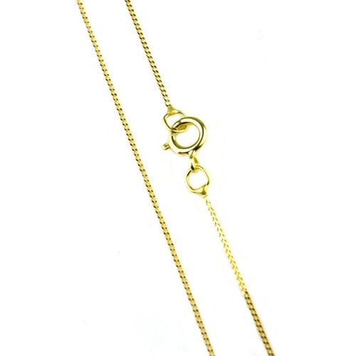 Inch fine trace chain curb - inch,
