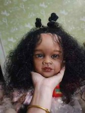 Huge toddler afro reborn doll - reborn,