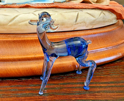 Vintage murano style - vintage, blue