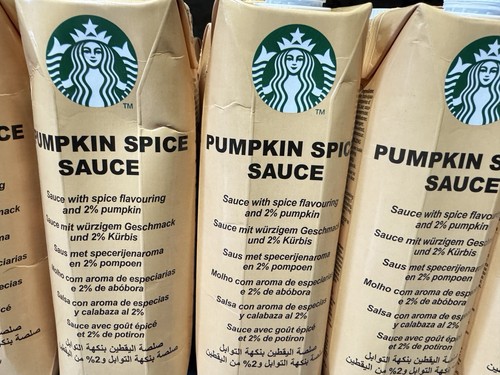 Starbucks pumpkin spice - pumpkin,