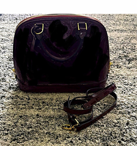 Burgundy patent leather - burgundy,