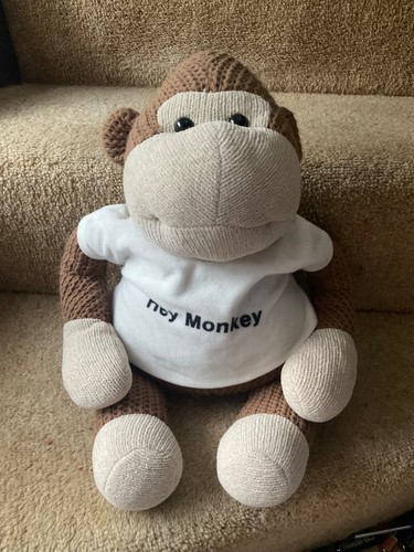 Tips tea knitted monkey - tea,